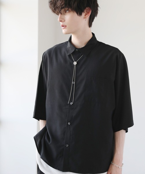 JOEN（ジョエン）の「メタルループタイ ネックレス（ネックレス・メンズ・シルバー系1/シルバー系3/シルバー系2・FREE）」の6枚目の写真