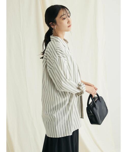 CRAFT STANDARD BOUTIQUE(クラフトスタンダードブティック)の「レギュラーカラーシャツ(シャツ/ブラウス・レディース・グレー系その他2/ホワイト系その他6/ネイビー系2/ブラック系その他/パープル・M/L)」の8枚目の写真