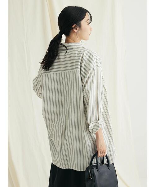 CRAFT STANDARD BOUTIQUE(クラフトスタンダードブティック)の「レギュラーカラーシャツ(シャツ/ブラウス・レディース・グレー系その他2/ホワイト系その他6/ネイビー系2/ブラック系その他/パープル・M/L)」の9枚目の写真