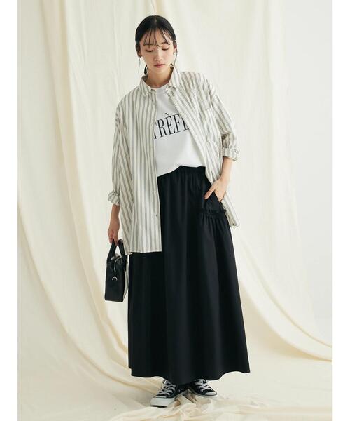 CRAFT STANDARD BOUTIQUE(クラフトスタンダードブティック)の「レギュラーカラーシャツ(シャツ/ブラウス・レディース・グレー系その他2/ホワイト系その他6/ネイビー系2/ブラック系その他/パープル・M/L)」の10枚目の写真