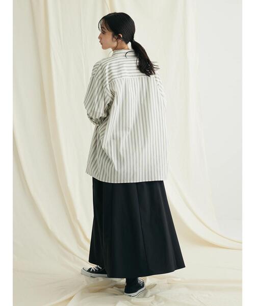 CRAFT STANDARD BOUTIQUE(クラフトスタンダードブティック)の「レギュラーカラーシャツ(シャツ/ブラウス・レディース・グレー系その他2/ホワイト系その他6/ネイビー系2/ブラック系その他/パープル・M/L)」の12枚目の写真
