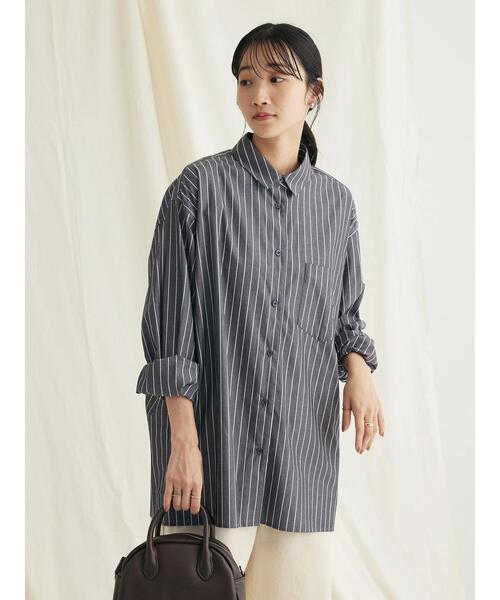 CRAFT STANDARD BOUTIQUE(クラフトスタンダードブティック)の「レギュラーカラーシャツ(シャツ/ブラウス・レディース・グレー系その他2/ホワイト系その他6/ネイビー系2/ブラック系その他/パープル・M/L)」の13枚目の写真