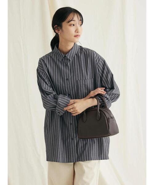 CRAFT STANDARD BOUTIQUE(クラフトスタンダードブティック)の「レギュラーカラーシャツ(シャツ/ブラウス・レディース・グレー系その他2/ホワイト系その他6/ネイビー系2/ブラック系その他/パープル・M/L)」の14枚目の写真