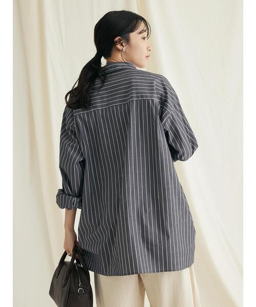CRAFT STANDARD BOUTIQUE(クラフトスタンダードブティック)の「レギュラーカラーシャツ(シャツ/ブラウス・レディース・グレー系その他2/ホワイト系その他6/ネイビー系2/ブラック系その他/パープル・M/L)」の15枚目の写真