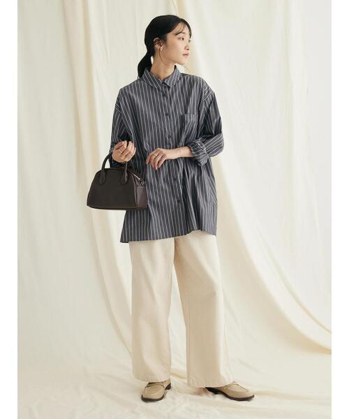 CRAFT STANDARD BOUTIQUE(クラフトスタンダードブティック)の「レギュラーカラーシャツ(シャツ/ブラウス・レディース・グレー系その他2/ホワイト系その他6/ネイビー系2/ブラック系その他/パープル・M/L)」の16枚目の写真