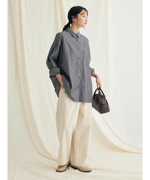 CRAFT STANDARD BOUTIQUE(クラフトスタンダードブティック)の「レギュラーカラーシャツ(シャツ/ブラウス・レディース・グレー系その他2/ホワイト系その他6/ネイビー系2/ブラック系その他/パープル・M/L)」の17枚目の写真