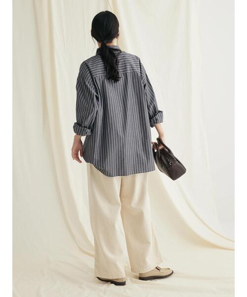 CRAFT STANDARD BOUTIQUE(クラフトスタンダードブティック)の「レギュラーカラーシャツ(シャツ/ブラウス・レディース・グレー系その他2/ホワイト系その他6/ネイビー系2/ブラック系その他/パープル・M/L)」の18枚目の写真