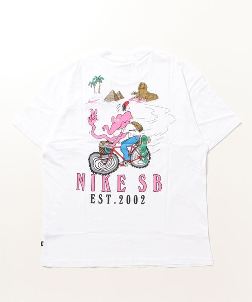 NIKE SB(ナイキエスビー)の「NIKE SB/ナイキエスビー バックプリントTシャツ クルーネック FJ1142-100/FJ1142-324(Tシャツ/カットソー・メンズ・ホワイト/グリーン・XL/L/M)」の3枚目の写真