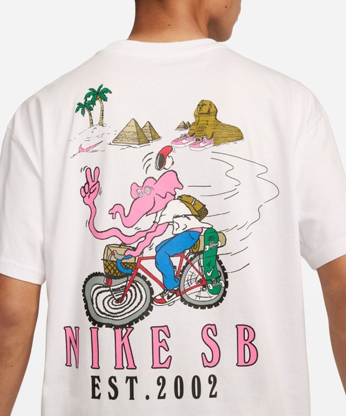 NIKE SB(ナイキエスビー)の「NIKE SB/ナイキエスビー バックプリントTシャツ クルーネック FJ1142-100/FJ1142-324(Tシャツ/カットソー・メンズ・ホワイト/グリーン・XL/L/M)」の11枚目の写真