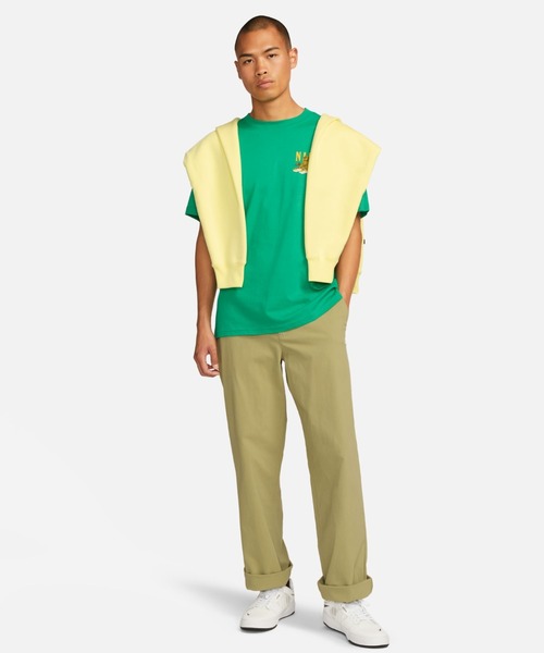 NIKE SB(ナイキエスビー)の「NIKE SB/ナイキエスビー バックプリントTシャツ クルーネック FJ1142-100/FJ1142-324(Tシャツ/カットソー・メンズ・ホワイト/グリーン・XL/L/M)」の4枚目の写真