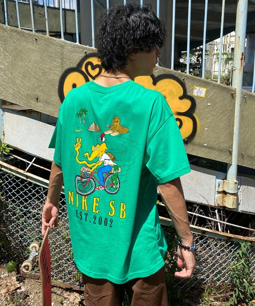 NIKE SB(ナイキエスビー)の「NIKE SB/ナイキエスビー バックプリントTシャツ クルーネック FJ1142-100/FJ1142-324(Tシャツ/カットソー・メンズ・ホワイト/グリーン・XL/L/M)」の20枚目の写真