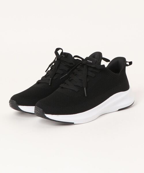 Parade（パレード）の「【楽すぽっ！】ハンズフリーバンジーレーススニーカー　981705【Parade】（スニーカー・レディース・ブラック/ネイビー/グレー/ブラック系その他2/グレー系その他・24.5cm/24.0cm/25.0cm/22.5cm/23.0cm/23.5cm/25.5cm/26.0cm/26.5cm/27.0cm/28.0cm）」の2枚目の写真