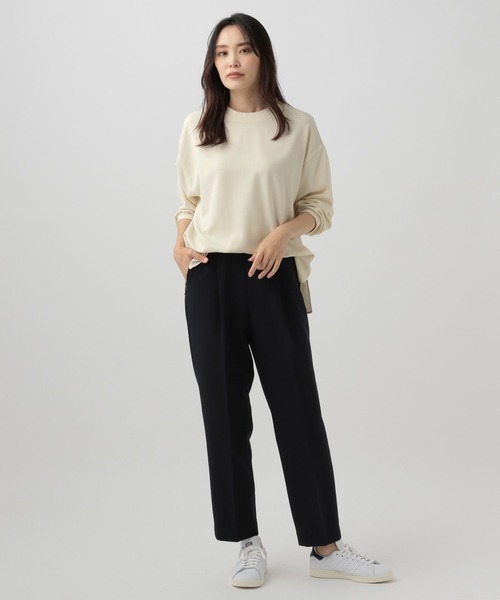 Elura(エルーラ)の「サラサラ2WAYブラウス(シャツ/ブラウス・レディース・ホワイト/グリーン系その他4/ブラック・LARGE/MEDIUM)」の14枚目の写真
