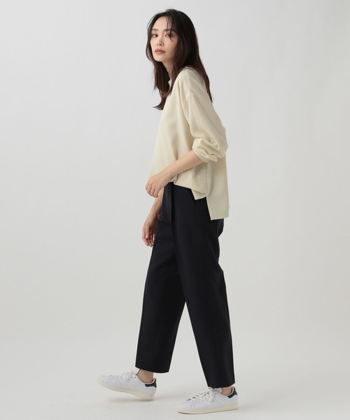 Elura(エルーラ)の「サラサラ2WAYブラウス(シャツ/ブラウス・レディース・ホワイト/グリーン系その他4/ブラック・LARGE/MEDIUM)」の15枚目の写真