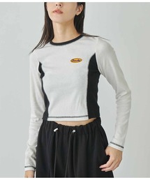 ANAP | サイド配色ロングスリーブトップス(Tシャツ/カットソー)