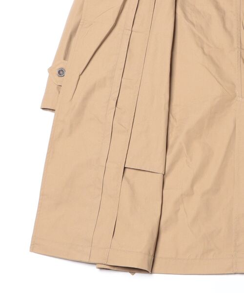 NANO universe（ナノユニバース）の「ハイブリッドダブルトレンチコート（別売り西川ダウンR脱着可）（トレンチコート・メンズ・ベージュ/ネイビー/ブラック・S/L/M）」の5枚目の写真
