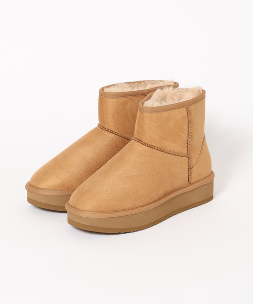 LOWRYS FARM(ローリーズファーム)の「フェイクムートンブーツ 976003(ブーツ・レディース・ブラウン/ブラック・MEDIUM/LARGE)」の3枚目の写真