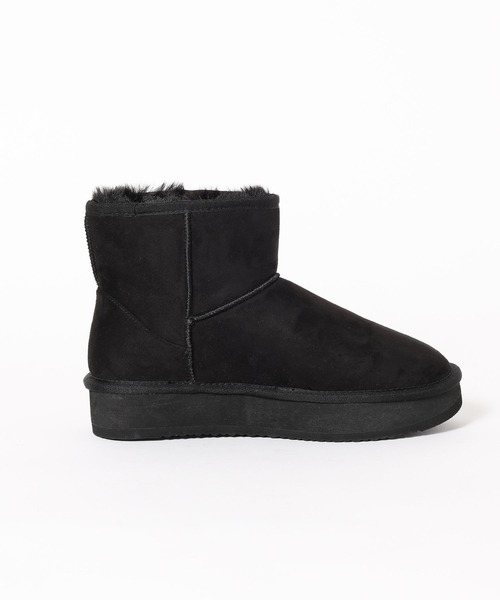 LOWRYS FARM(ローリーズファーム)の「フェイクムートンブーツ 976003(ブーツ・レディース・ブラウン/ブラック・MEDIUM/LARGE)」の7枚目の写真