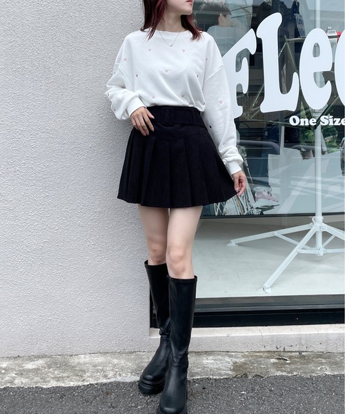 one way（ワンウェイ）の「コーデュロイプリーツスカート（スカート