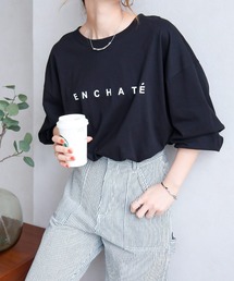 オーバーサイズロゴロングTシャツ