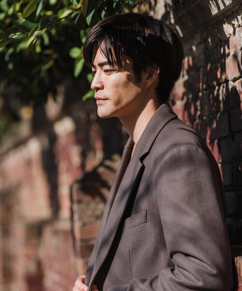 EDIFICE(エディフィス)の「SUPER 120’s ブレンド メルトン チェスターコート(チェスターコート・メンズ・ネイビー/チャコールグレー/ベージュ・SMALL/MEDIUM/LARGE/X-LARGE)」の10枚目の写真