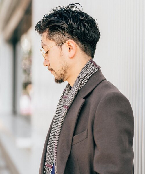 EDIFICE(エディフィス)の「SUPER 120’s ブレンド メルトン チェスターコート(チェスターコート・メンズ・ネイビー/チャコールグレー/ベージュ・SMALL/MEDIUM/LARGE/X-LARGE)」の19枚目の写真