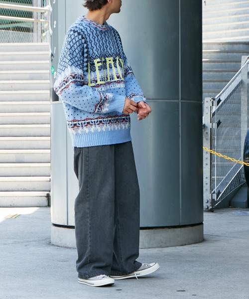 Franklin Climbing（フランクリンクライミング）の「■【Franklin Climbing】【LEGACY】CLIMBING KNIT（ニット/セーター・メンズ・ホワイト系その他/ブルー・LARGE/MEDIUM）」の20枚目の写真