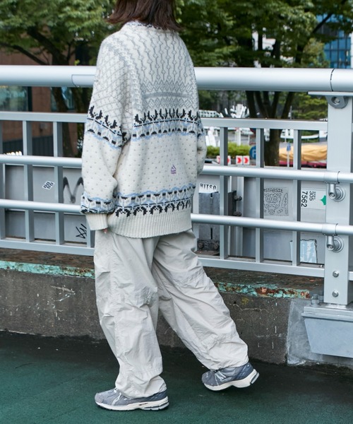 Franklin Climbing（フランクリンクライミング）の「■【Franklin Climbing】【LEGACY】CLIMBING KNIT（ニット/セーター・メンズ・ホワイト系その他/ブルー・LARGE/MEDIUM）」の9枚目の写真