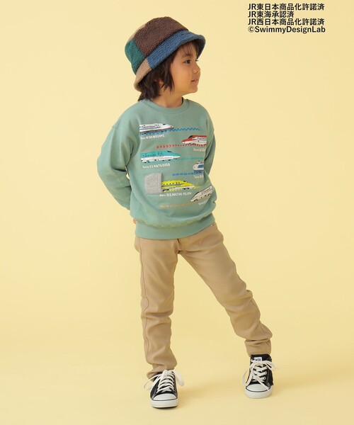 BEAMS mini(ビームスミニ)の「BEAMS mini / オールスター トレイン スウェットプルオーバー 23FW(90~150cm)(スウェット・キッズ・ネイビー/ミント/ホワイト系その他5・100/90/130/140/150/120/110)」の8枚目の写真
