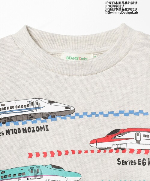 BEAMS mini(ビームスミニ)の「BEAMS mini / オールスター トレイン スウェットプルオーバー 23FW(90~150cm)(スウェット・キッズ・ネイビー/ミント/ホワイト系その他5・100/90/130/140/150/120/110)」の10枚目の写真