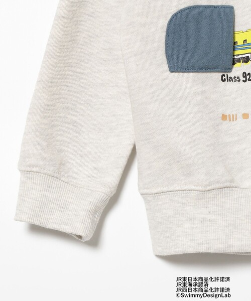 BEAMS mini(ビームスミニ)の「BEAMS mini / オールスター トレイン スウェットプルオーバー 23FW(90~150cm)(スウェット・キッズ・ネイビー/ミント/ホワイト系その他5・100/90/130/140/150/120/110)」の11枚目の写真