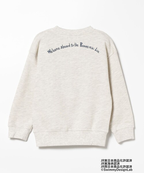 BEAMS mini(ビームスミニ)の「BEAMS mini / オールスター トレイン スウェットプルオーバー 23FW(90~150cm)(スウェット・キッズ・ネイビー/ミント/ホワイト系その他5・100/90/130/140/150/120/110)」の12枚目の写真