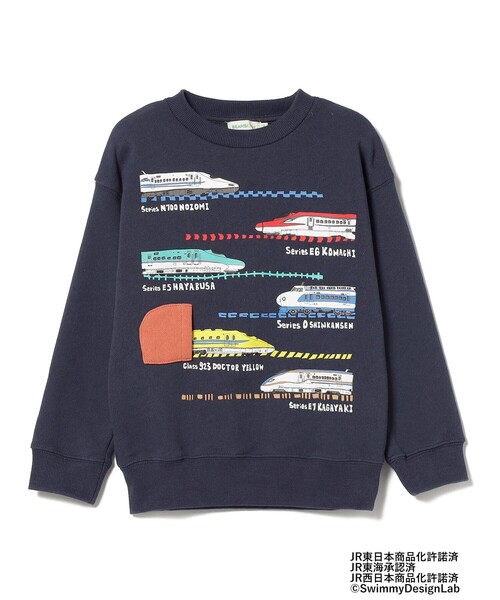 BEAMS mini(ビームスミニ)の「BEAMS mini / オールスター トレイン スウェットプルオーバー 23FW(90~150cm)(スウェット・キッズ・ネイビー/ミント/ホワイト系その他5・100/90/130/140/150/120/110)」の17枚目の写真