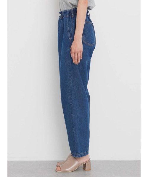 AMERICAN HOLIC（アメリカンホリック）の「デニムバルーンタックパンツ（デニムパンツ・レディース・インディゴブルー/ワンウォッシュ・XS/L/M/S）」の10枚目の写真