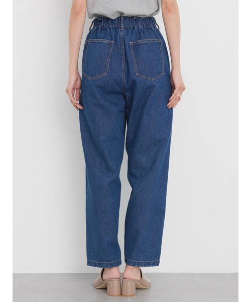 AMERICAN HOLIC（アメリカンホリック）の「デニムバルーンタックパンツ（デニムパンツ・レディース・インディゴブルー/ワンウォッシュ・XS/L/M/S）」の11枚目の写真