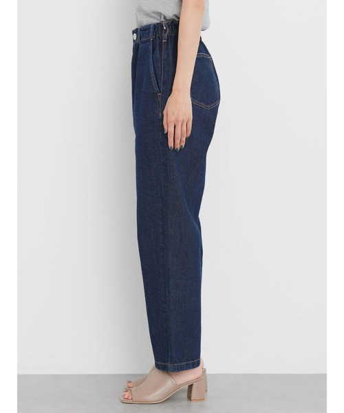 AMERICAN HOLIC（アメリカンホリック）の「デニムバルーンタックパンツ（デニムパンツ・レディース・インディゴブルー/ワンウォッシュ・XS/L/M/S）」の15枚目の写真