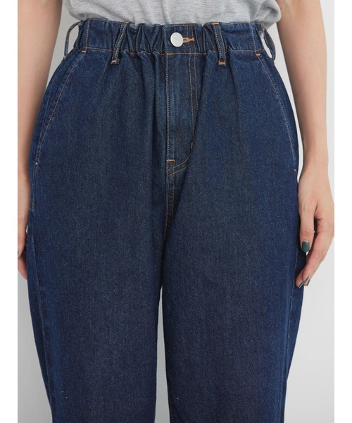 AMERICAN HOLIC（アメリカンホリック）の「デニムバルーンタックパンツ（デニムパンツ・レディース・インディゴブルー/ワンウォッシュ・XS/L/M/S）」の17枚目の写真