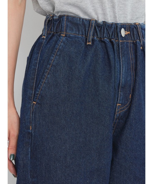 AMERICAN HOLIC（アメリカンホリック）の「デニムバルーンタックパンツ（デニムパンツ・レディース・インディゴブルー/ワンウォッシュ・XS/L/M/S）」の18枚目の写真