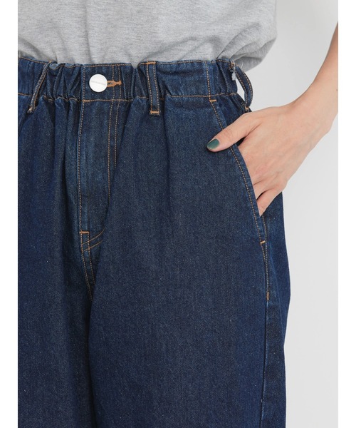 AMERICAN HOLIC（アメリカンホリック）の「デニムバルーンタックパンツ（デニムパンツ・レディース・インディゴブルー/ワンウォッシュ・XS/L/M/S）」の19枚目の写真