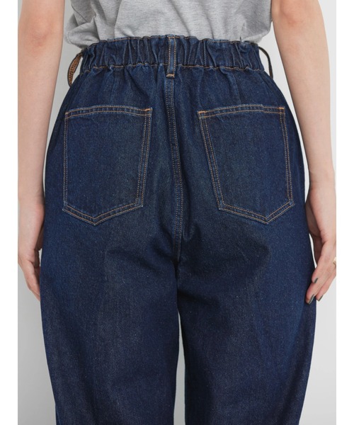 AMERICAN HOLIC（アメリカンホリック）の「デニムバルーンタックパンツ（デニムパンツ・レディース・インディゴブルー/ワンウォッシュ・XS/L/M/S）」の20枚目の写真