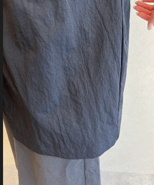 studio CLIP(スタディオクリップ)の「《days》【撥水加工/シワになりにくい/マシンウォッシャブル】スタンドコート(その他アウター・レディース・ブラック/カーキ/スモーク・FREE)」の15枚目の写真