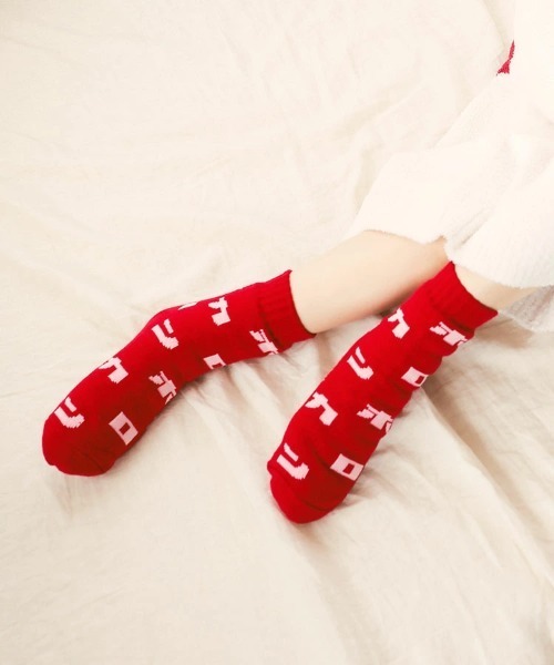 DONOBAN(ドノバン)の「ホカロンソックス(ソックス/靴下・レディース・ブルー系その他/グレー/レッド系その他/レッド/アイボリー/レッド系その他2/ブラウン系その他/グリーン系その他/ブラウン/レッド系その他3/マスタード/グリーン系その他2/レッド系その他4・F)」の9枚目の写真