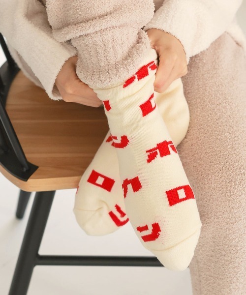 DONOBAN(ドノバン)の「ホカロンソックス(ソックス/靴下・レディース・ブルー系その他/グレー/レッド系その他/レッド/アイボリー/レッド系その他2/ブラウン系その他/グリーン系その他/ブラウン/レッド系その他3/マスタード/グリーン系その他2/レッド系その他4・F)」の2枚目の写真