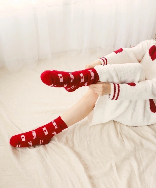 DONOBAN(ドノバン)の「ホカロンソックス(ソックス/靴下・レディース・ブルー系その他/グレー/レッド系その他/レッド/アイボリー/レッド系その他2/ブラウン系その他/グリーン系その他/ブラウン/レッド系その他3/マスタード/グリーン系その他2/レッド系その他4・F)」の16枚目の写真