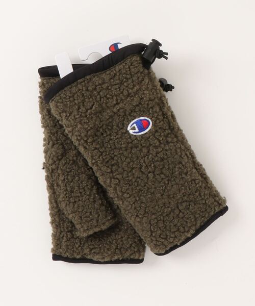 Champion（チャンピオン）の「【CHAMPION/チャンピオン】　オープンフィンガーグローブ メンズ シープボア使用（手袋・メンズ・ブラウン/ブラック/ブラウン系その他/カーキ・FREE）」の4枚目の写真