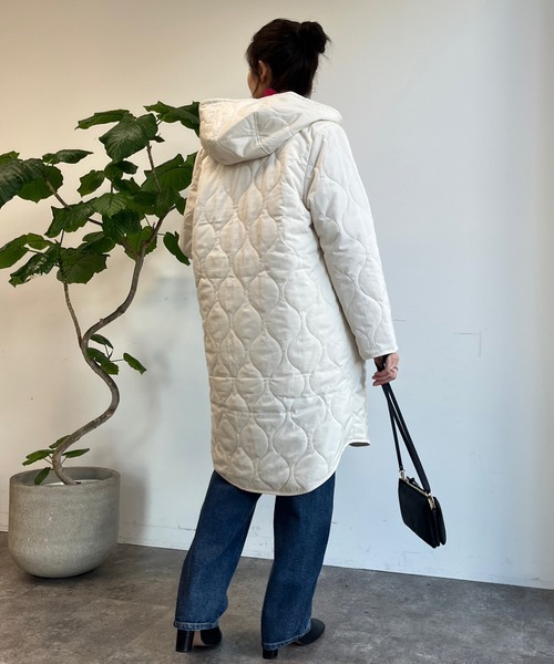 新品未使用 DOUDOU ドゥドゥ マルチway キルティングコート DouDou（ドゥドゥ）の「【WEB限定】 マルチウェイキルティング