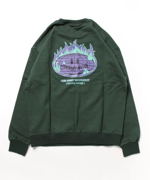 almo(アルモ)の「【CHICHI】Zarograviaty LOGO / パラマス ミネソタ アーチロゴ 配色刺繍 クルーネック スウェット(BEY)(スウェット・レディース・オートミール/グリーン・FREE)」の18枚目の写真
