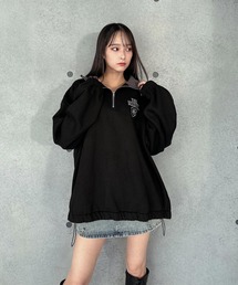 ハーフZIPスウェットプルオーバー