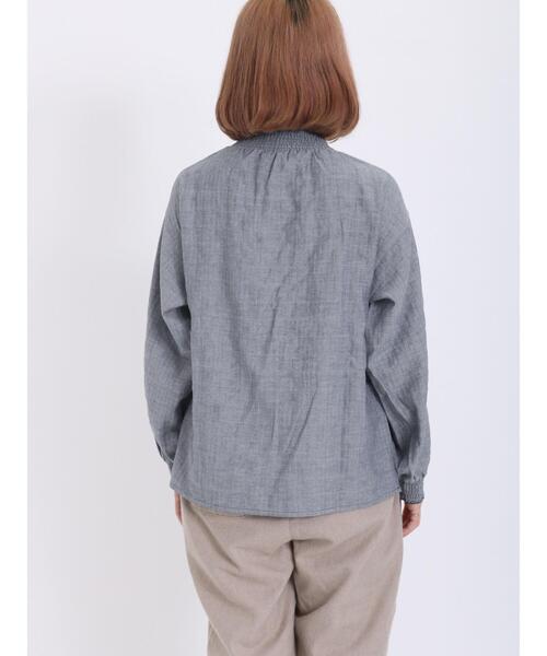 Samansa Mos2（サマンサ モスモス）の「柄アソート襟シャーリング