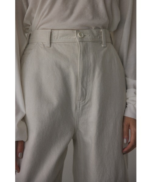 BLACK BY MOUSSY（ブラックバイマウジー）の「wide painter pants（ワイドペインターパンツ）（カーゴパンツ・レディース・ホワイト・1/2/0）」の7枚目の写真